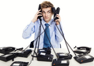Never use telephones to style your hair
